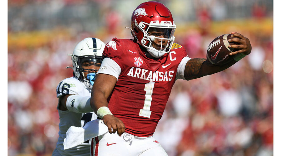 Arkansas Dominates the Run Game to Beat Penn State in Outback Bowl