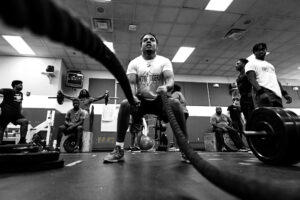 Spring Season: Jones High Football Weight Room Grind Session