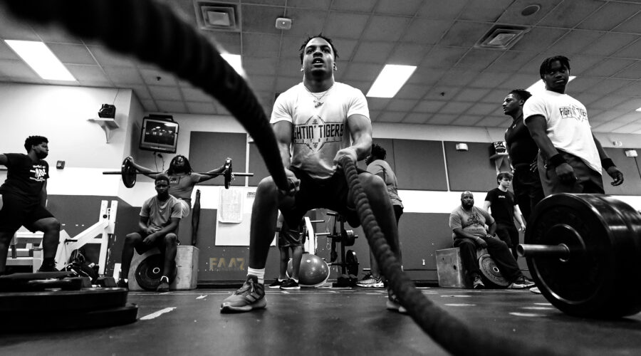 Spring Season: Jones High Football Weight Room Grind Session