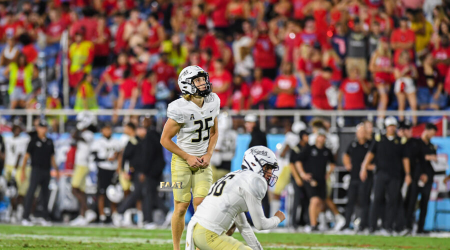 Colton Boomer Gets First Start in UCF Win Over FAU